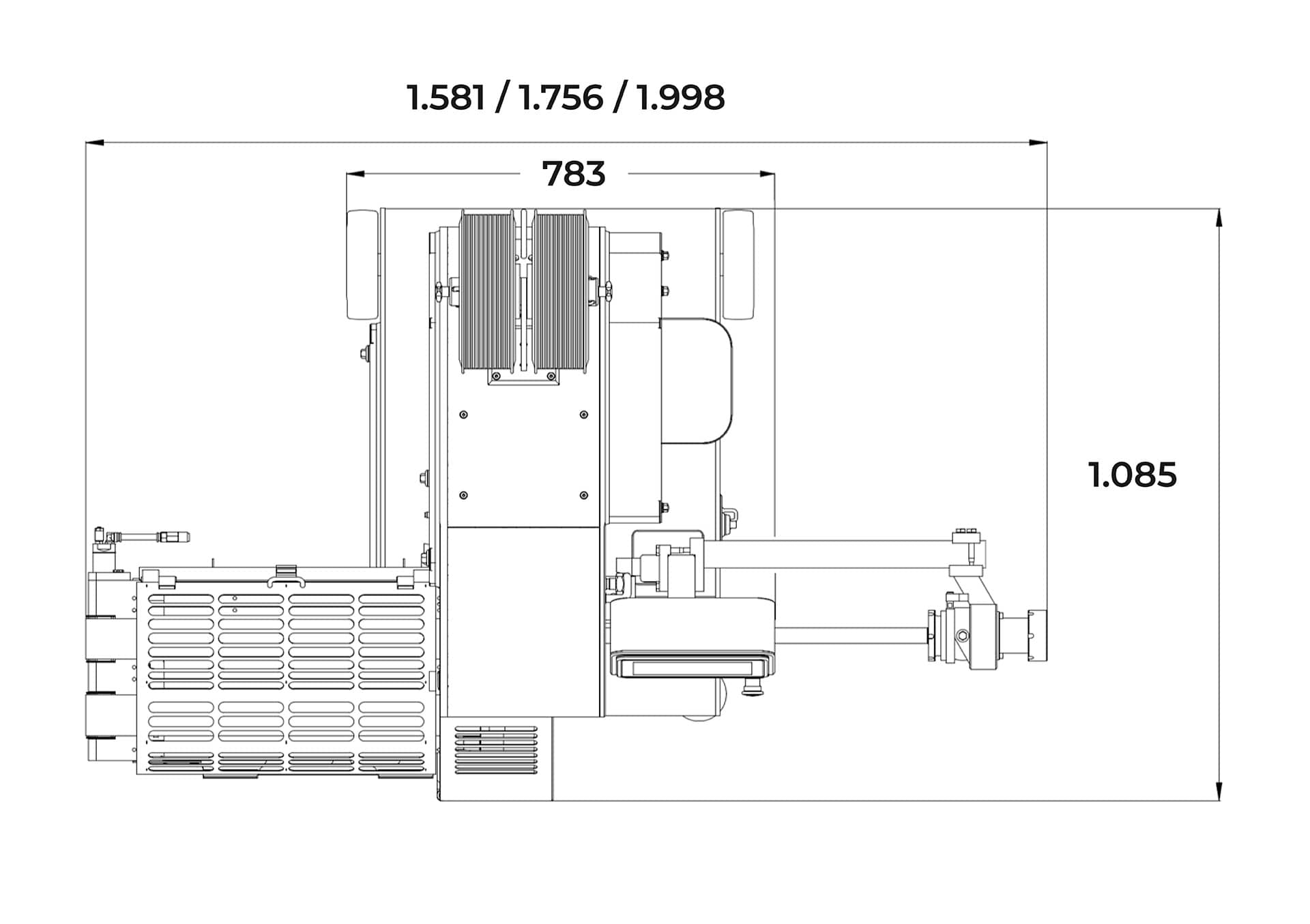 swissclip Massskizze